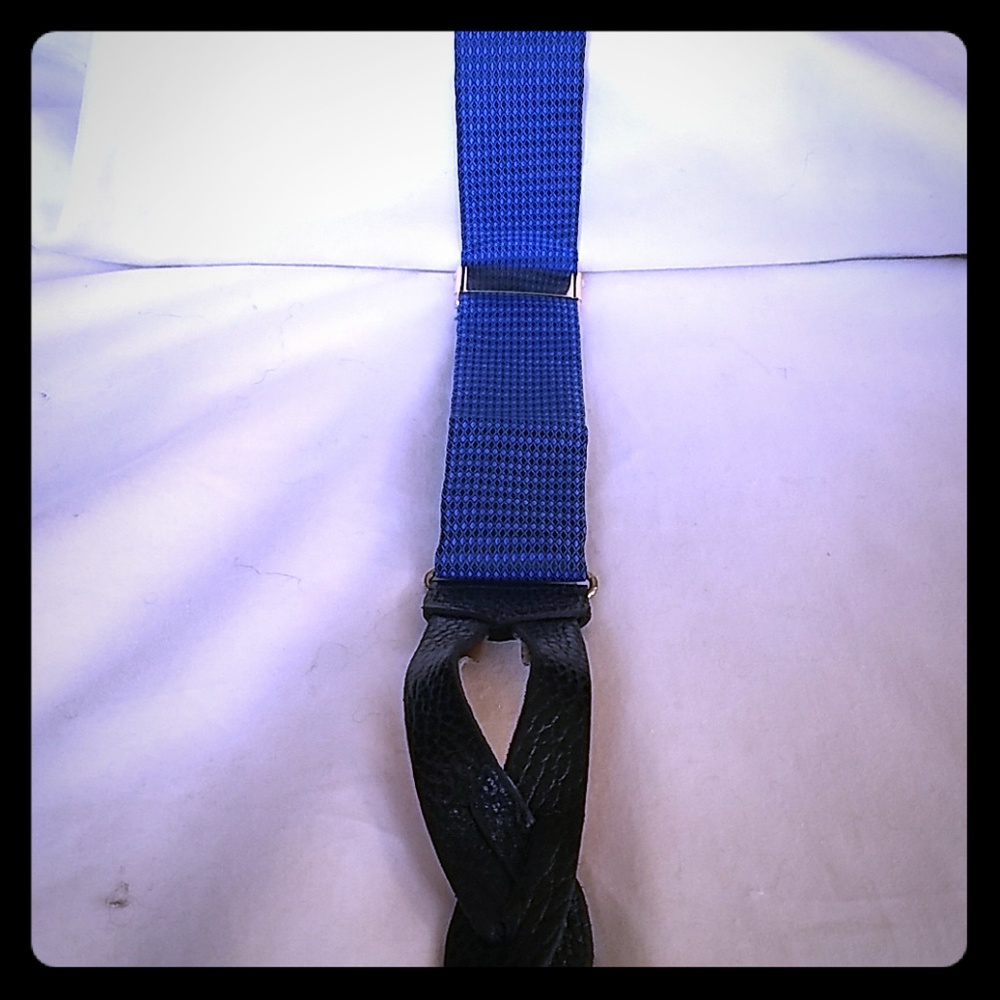 Mens 100%Silk Suspenders